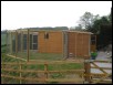 New stud housing and cat run under construction - May 2011